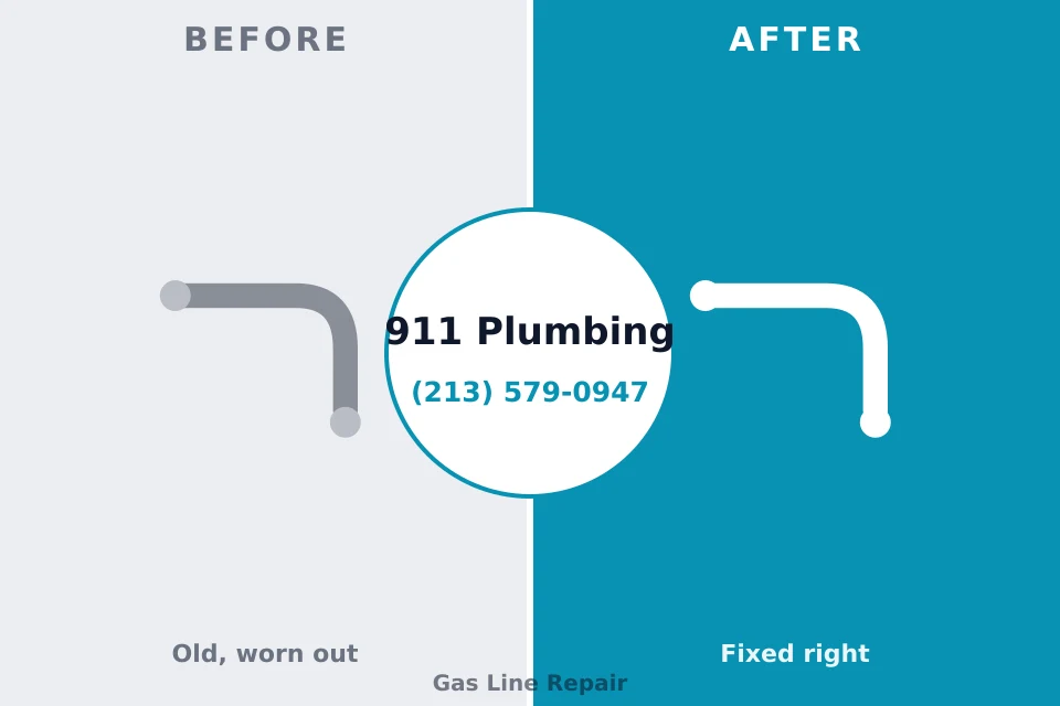 Before and after: plumbing repair Holiday Heights, NJ